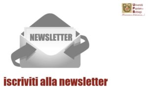 Università Popolare F. Petrarca di Borbiago - Mira (VE) - iscriviti alla newsletter