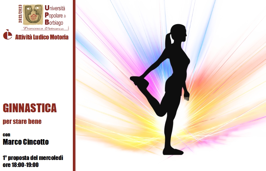 Cincotto – Ginnastica Mercoledì 18 Cincotto – Ginnastica Mercoledì 18
