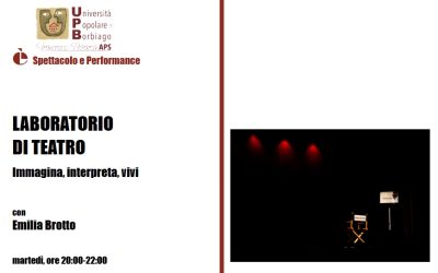 2025 ott./ 2026 mag. – LABORATORIO DI TEATRO: immagina, interpreta, vivi – ISCRIZIONI CHIUSE