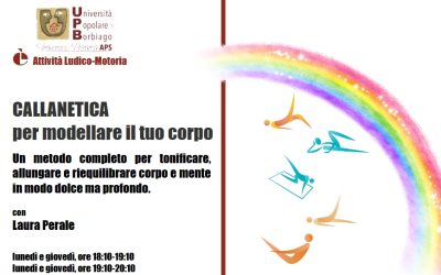2025 set./dic. – CALLANETICA WORKOUT 2 volte/sett. – ISCRIZIONI CHIUSE – 1° proposta