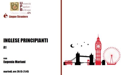 2025 ott / 2026 mar – INGLESE PRINCIPIANTI A1 – 1° proposta